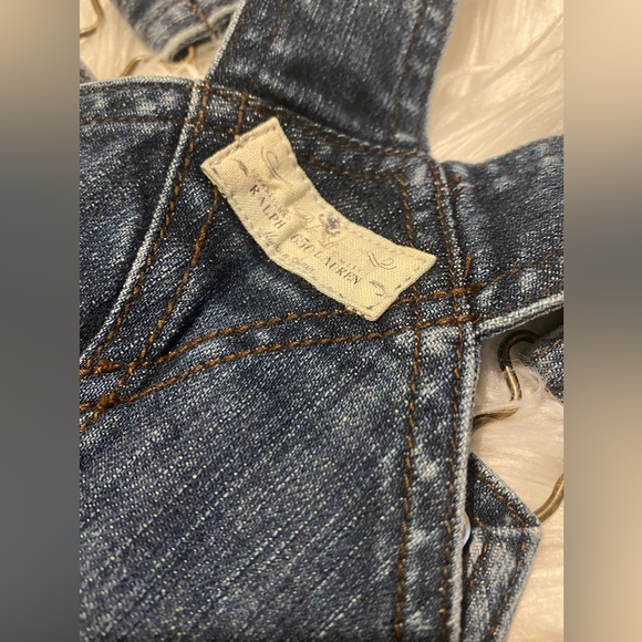Ralph Lauren 650 Madison Ave denim overall dress - Picture 6 of 6